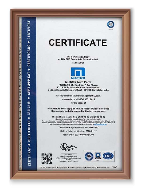 awards-iso certificate